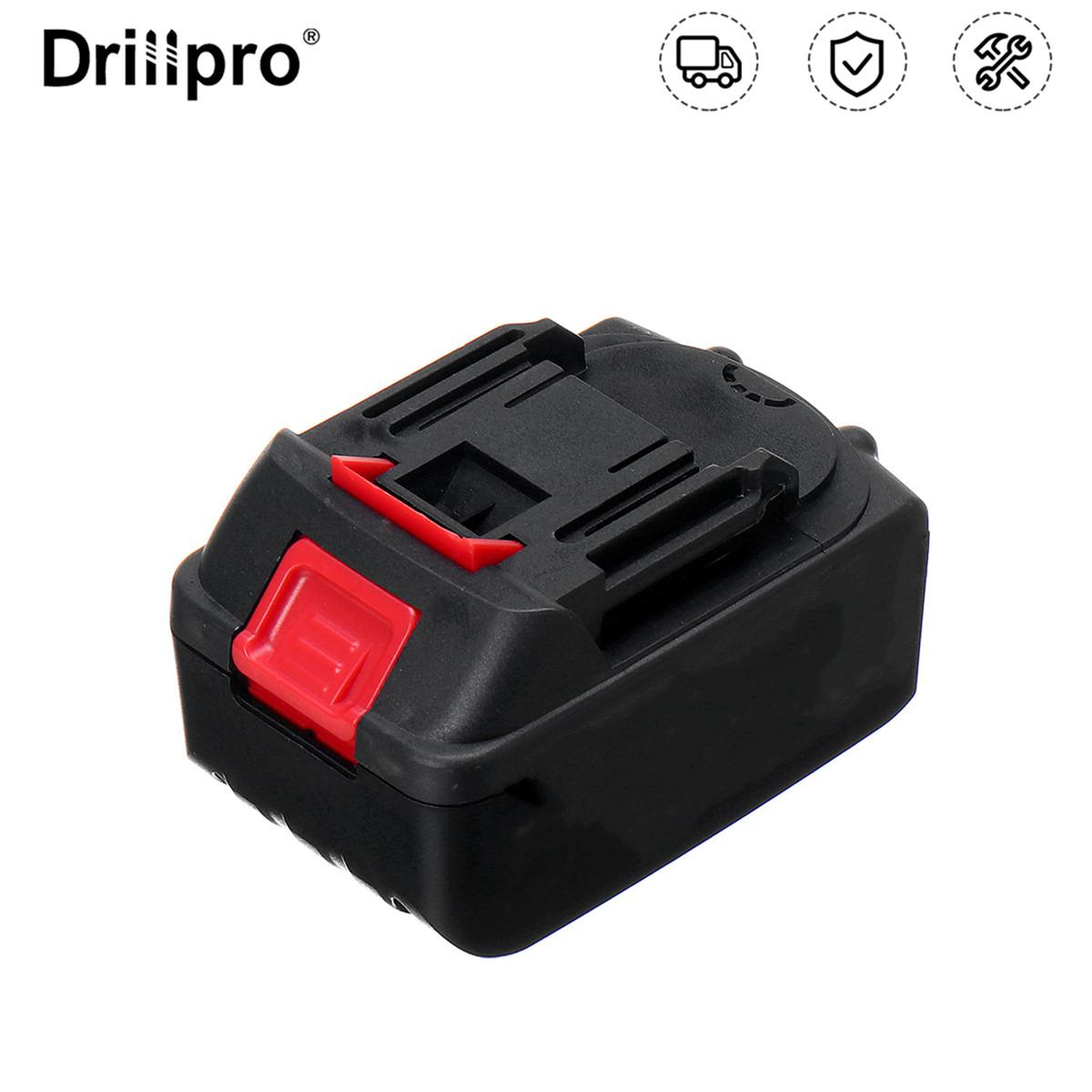 Drillpro новая литиевая батарея 800 Вт, 11000 об/мин, 88 В/388 В, подходит для электрической дрели, гаечный ключ, угловая шлифовальная головка, батарея 88V
Drillpro новая литиевая батарея 800 Вт, 11000 об/мин, 88 В/388 В, подходит для электрической дрели, гаечный ключ, угловая шлифовальная головка, батарея 88V