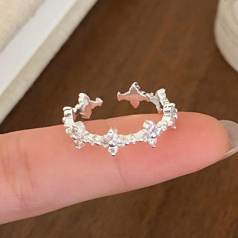 PONYKISS Срібний Циркон 18K Золотий Клевер Квітка Відкритий Кільце для Жінок Мінімалістичний Милий Тонкий Рослинні Аксесуари
PONYKISS Срібний Циркон 18K Золотий Клевер Квітка Відкритий Кільце для Жінок Мінімалістичний Милий Тонкий Рослинні Аксесуари