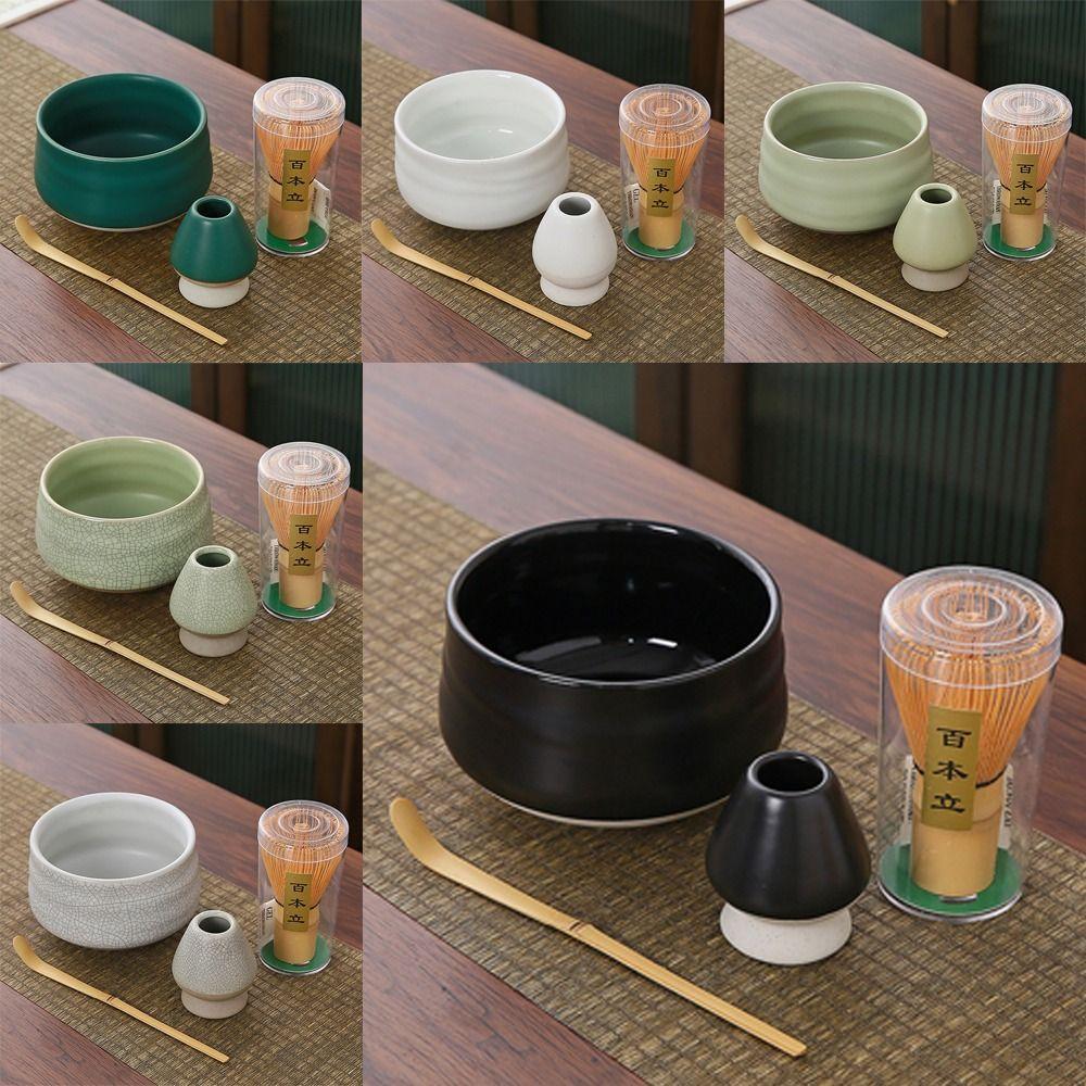 4PCS Bamboo Ceramic Matcha Whisk Set Food Grade Japanese Chasen Japanese Matcha Tea Set Stirring 5
4PCS Bamboo Ceramic Matcha Whisk Set Food Grade Japanese Chasen Japanese Matcha Tea Set Stirring 5