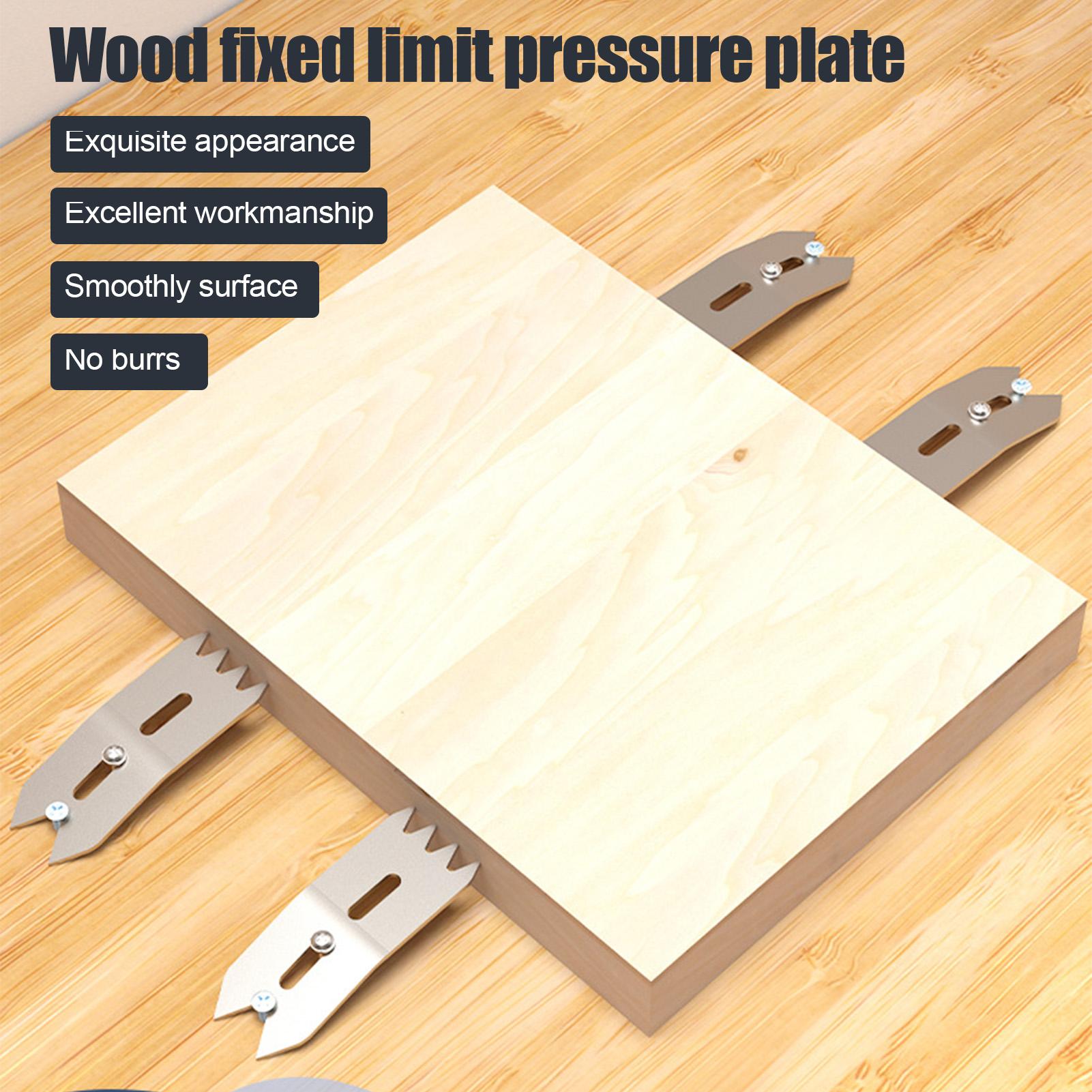 Woodworking Limit Clamp Set Aluminum Alloy Wood Board Fixing Clamp for Accurate Positioning Woodworking Limit Clamp Set
Woodworking Limit Clamp Set Aluminum Alloy Wood Board Fixing Clamp for Accurate Positioning Woodworking Limit Clamp Set