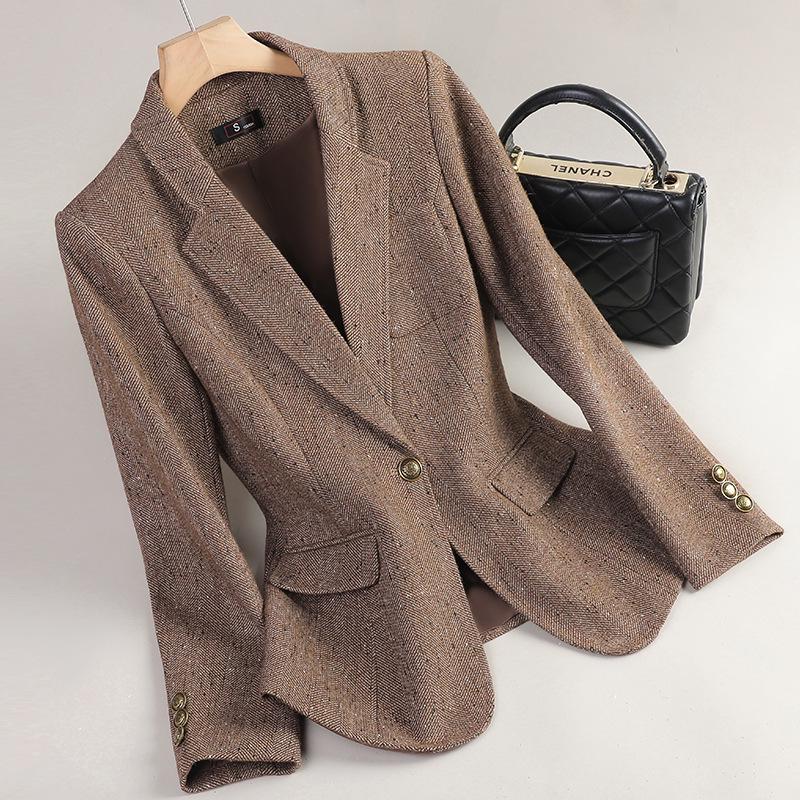 Women s Petite Wool Blazer - Autumn/Winter 2024 Fashion Short Jacket for Elegant Commutes 2XL
Women s Petite Wool Blazer - Autumn/Winter 2024 Fashion Short Jacket for Elegant Commutes 2XL