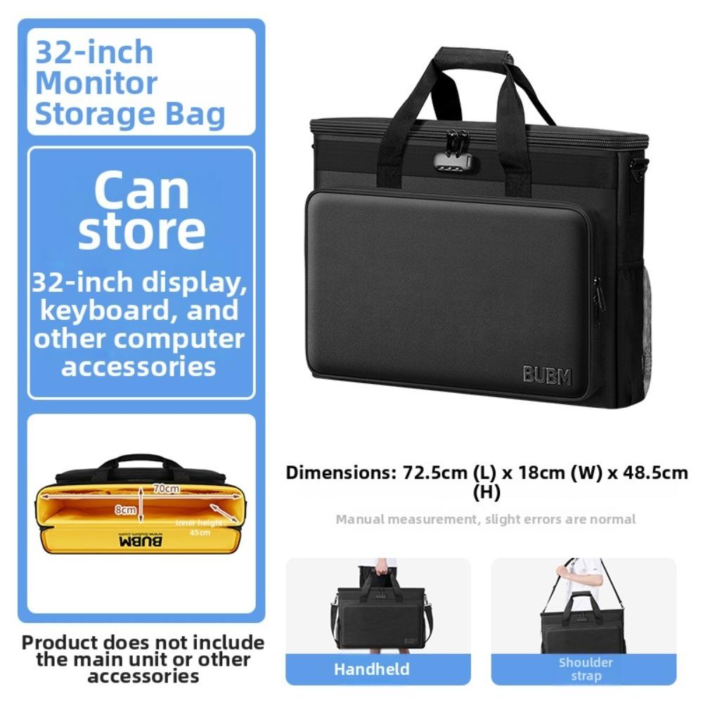 Shockproof Computer Monitor Storage Bag Wear Resistant Padded Shoulder Bag Travel 25 inch
Shockproof Computer Monitor Storage Bag Wear Resistant Padded Shoulder Bag Travel 25 inch