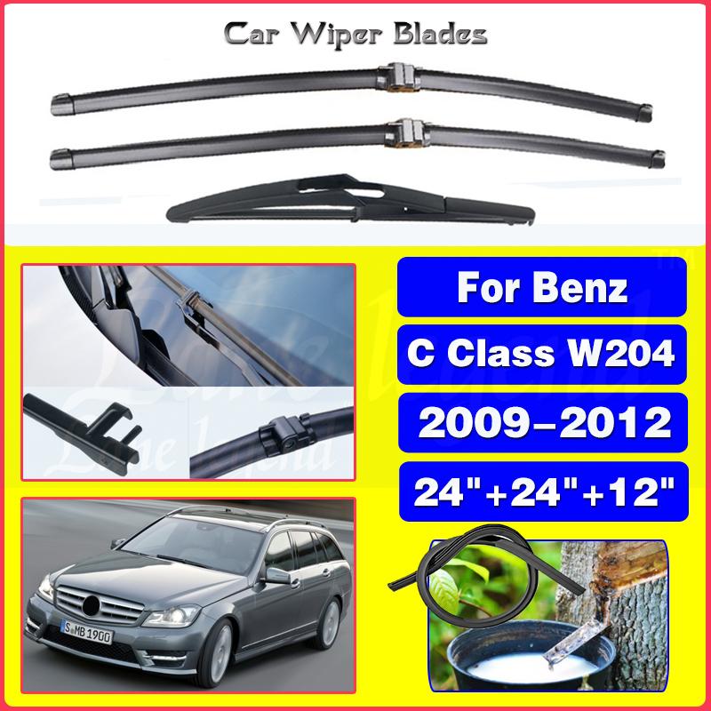 24 24 12 For Mercedes Benz C Class W204 2009 2010 2011 2012 Front Rear Window Wiper Windshield Windscreen Wiper Blades Front Rear 3pcs
24 24 12 For Mercedes Benz C Class W204 2009 2010 2011 2012 Front Rear Window Wiper Windshield Windscreen Wiper Blades Front Rear 3pcs