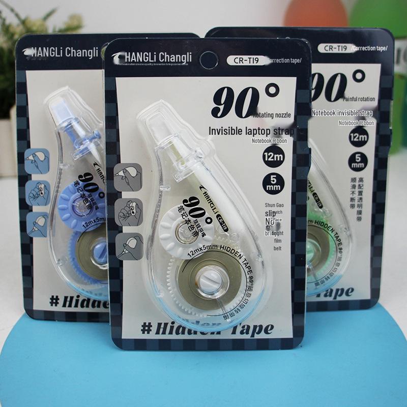 Changli Large Capacity Rotating Correction Tape - Smooth, Invisible White-Out for Notebook 12M*5mm
Changli Large Capacity Rotating Correction Tape - Smooth, Invisible White-Out for Notebook 12M*5mm
