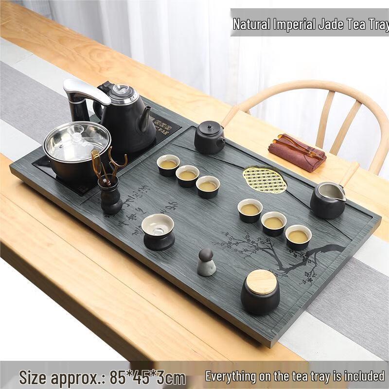 Natural Wood Grain Stone Automatic Tea Set
Natural Wood Grain Stone Automatic Tea Set