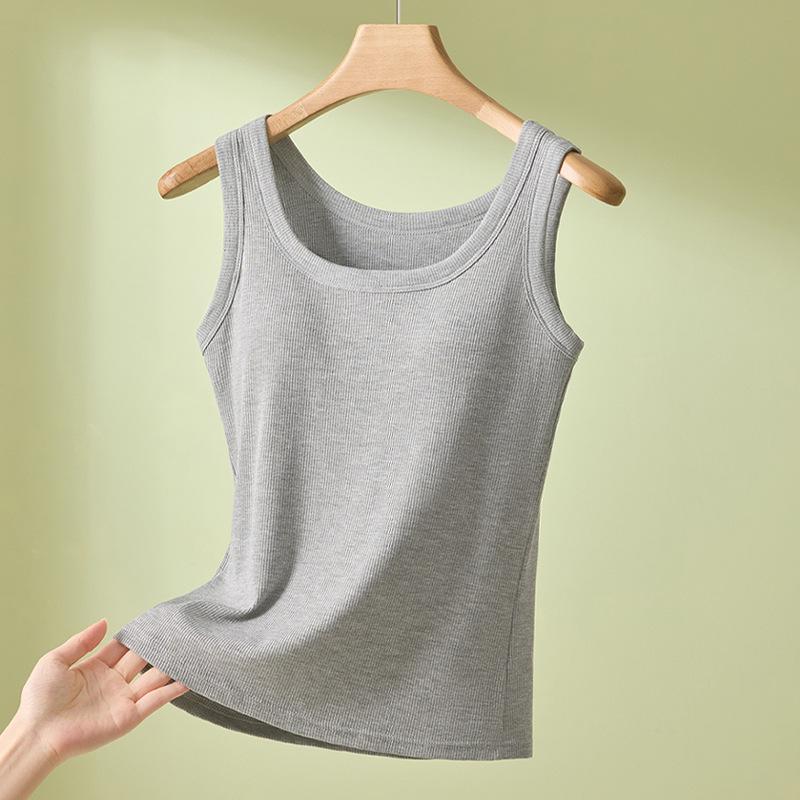 New Plus Size Padded Modal Tank Top for Women - Spring/Summer Sleeveless Inner Wear L (95-115 jin)
New Plus Size Padded Modal Tank Top for Women - Spring/Summer Sleeveless Inner Wear L (95-115 jin)