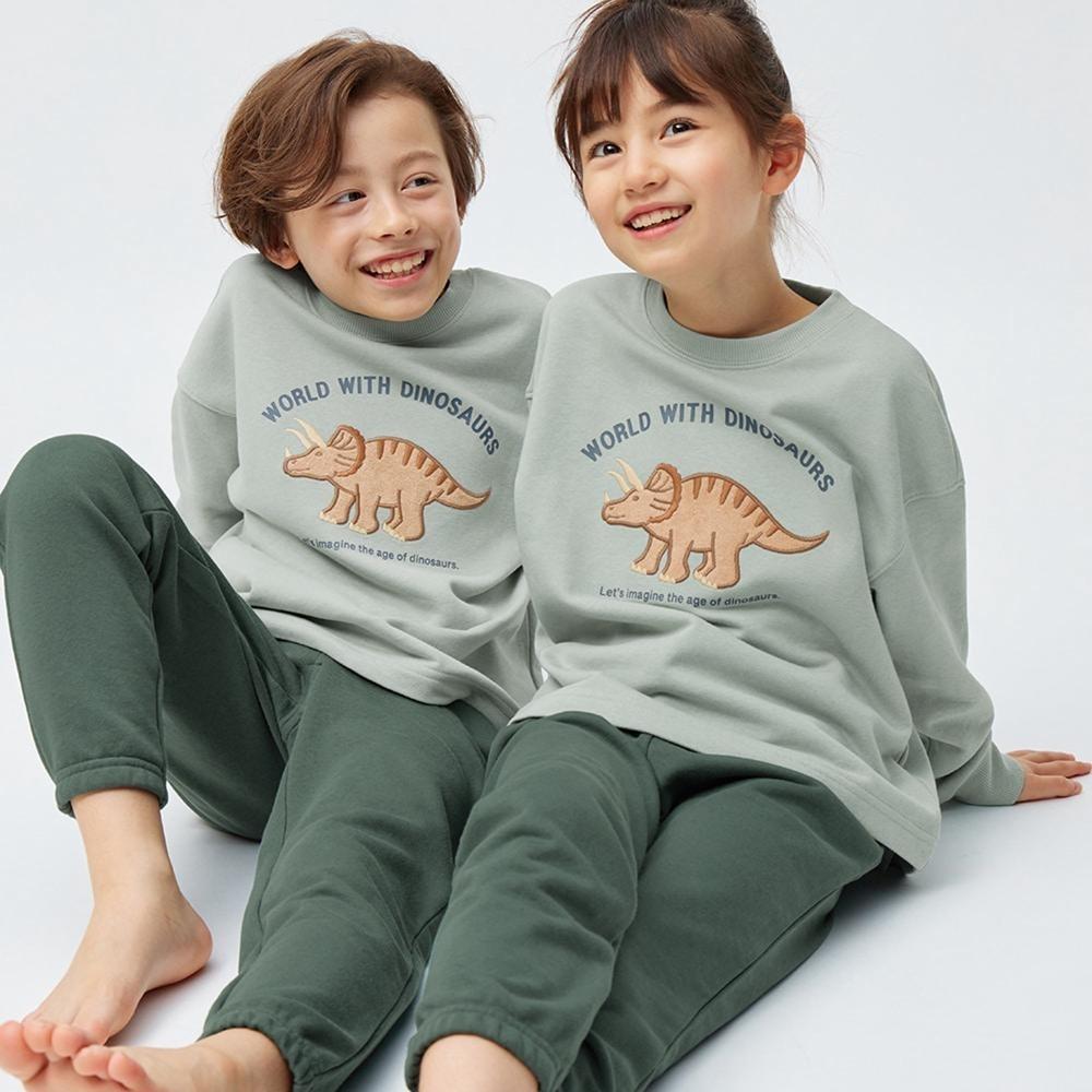 GU KIDS Унисекс Мягкий спортивный комплект для отдыха с длинными рукавами и длинными брюками в виде динозавра
GU KIDS Унисекс Мягкий спортивный комплект для отдыха с длинными рукавами и длинными брюками в виде динозавра