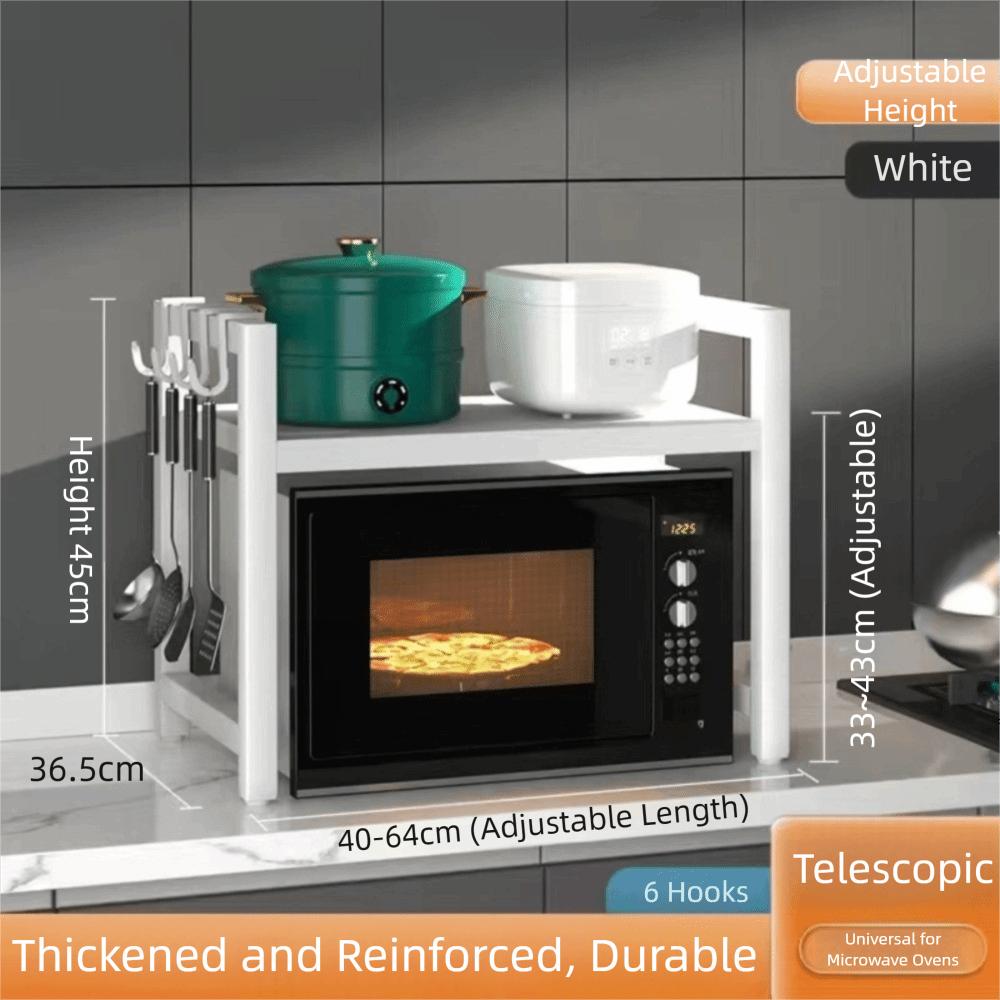 Space Saving Expandable Microwave Oven Rack Kitchen Countertop Storage Rack Rice Cooker білий
Space Saving Expandable Microwave Oven Rack Kitchen Countertop Storage Rack Rice Cooker білий