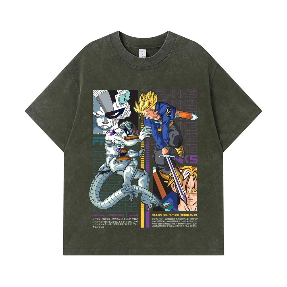 275 GSM Washed T-shirts 100% Cotton Dragon Ball V50 Trunks Freeza Print Unisex Heavy Cotton T Shirt S
275 GSM Washed T-shirts 100% Cotton Dragon Ball V50 Trunks Freeza Print Unisex Heavy Cotton T Shirt S