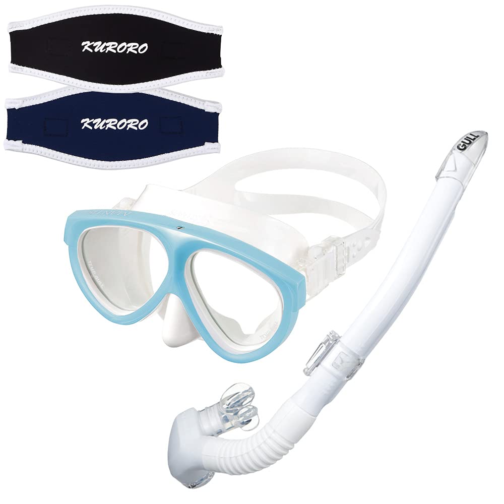GULL Mask Mantis 5 White Silicone Caribbean Blue x Snorkel Layla Stable White Silicone White x KURORO Mask Strap Cover x (Black Navy)
GULL Mask Mantis 5 White Silicone Caribbean Blue x Snorkel Layla Stable White Silicone White x KURORO Mask Strap Cover x (Black Navy)