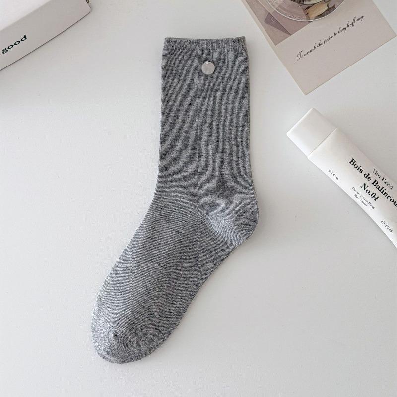 Buttoned Socks - Children s Spring Pure-color Versatile Mid-calf Socks, Pile Socks, Combed Cotton Mid-calf Socks 1 pair темно-сірий колір
Buttoned Socks - Children s Spring Pure-color Versatile Mid-calf Socks, Pile Socks, Combed Cotton Mid-calf Socks 1 pair темно-сірий колір