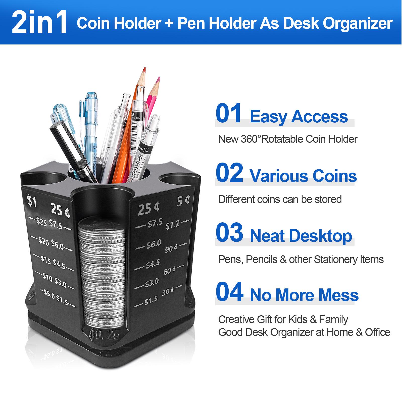 Stress Relief Rotating Wall-Mounted Piggy Bank & Stationery Organizer 10 x 8.5 cm чёрный
Stress Relief Rotating Wall-Mounted Piggy Bank & Stationery Organizer 10 x 8.5 cm чёрный