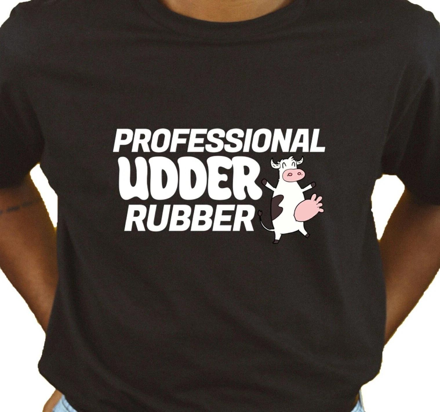 Udder Rubber Unisex T Shirt - Novelty Farming Apparel Clothing Humour Original L
Udder Rubber Unisex T Shirt - Novelty Farming Apparel Clothing Humour Original L