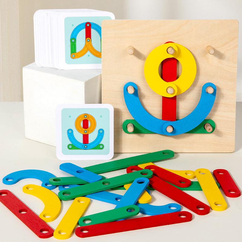 Montessori Multifunctional Shape Stacking Toy for Early Education, Building Blocks for Ages 2-3.
Montessori Multifunctional Shape Stacking Toy for Early Education, Building Blocks for Ages 2-3.