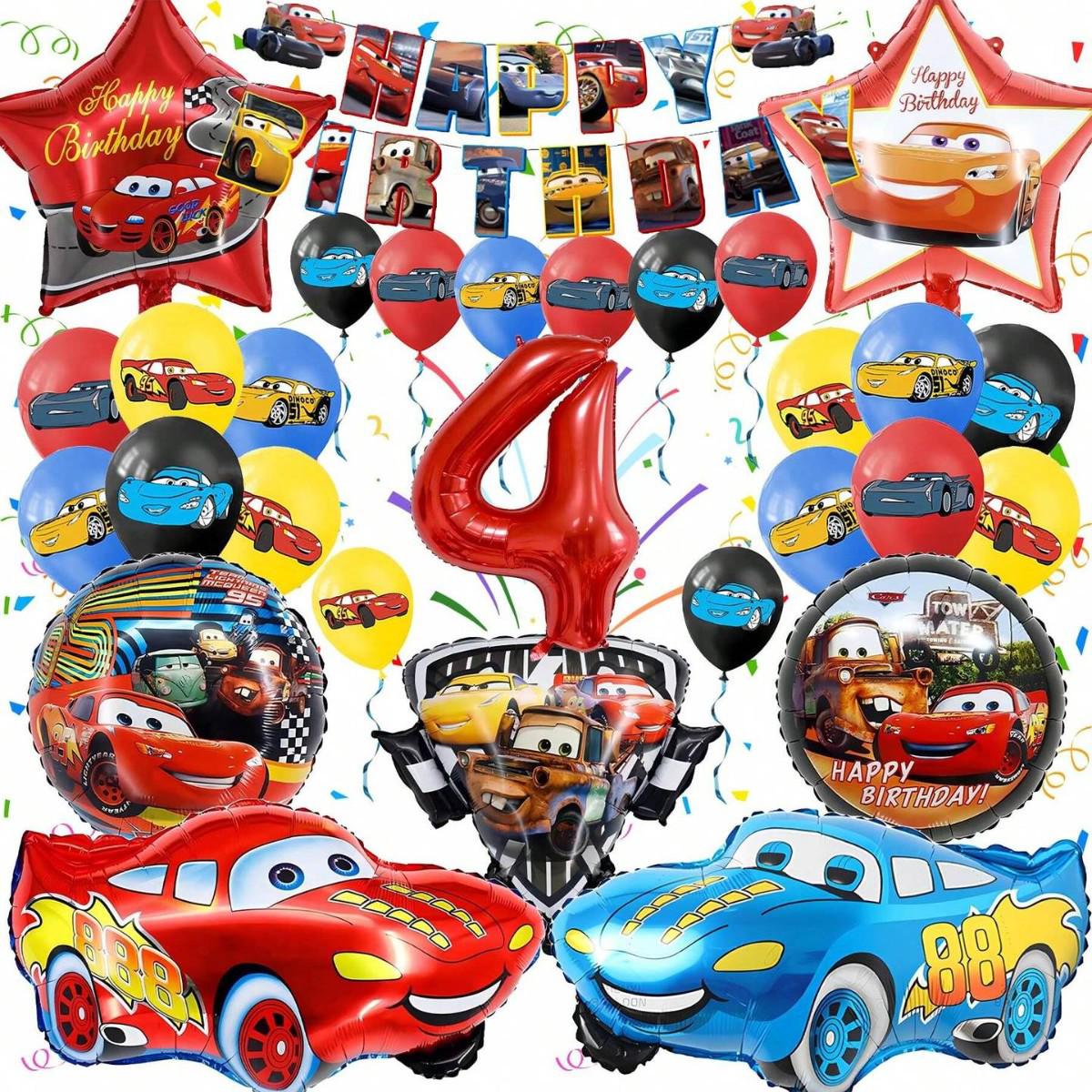 Large Lightning McQueen Car Cake & Shield Aluminum Foil Balloon for Children s Birthday Decoration
Large Lightning McQueen Car Cake & Shield Aluminum Foil Balloon for Children s Birthday Decoration