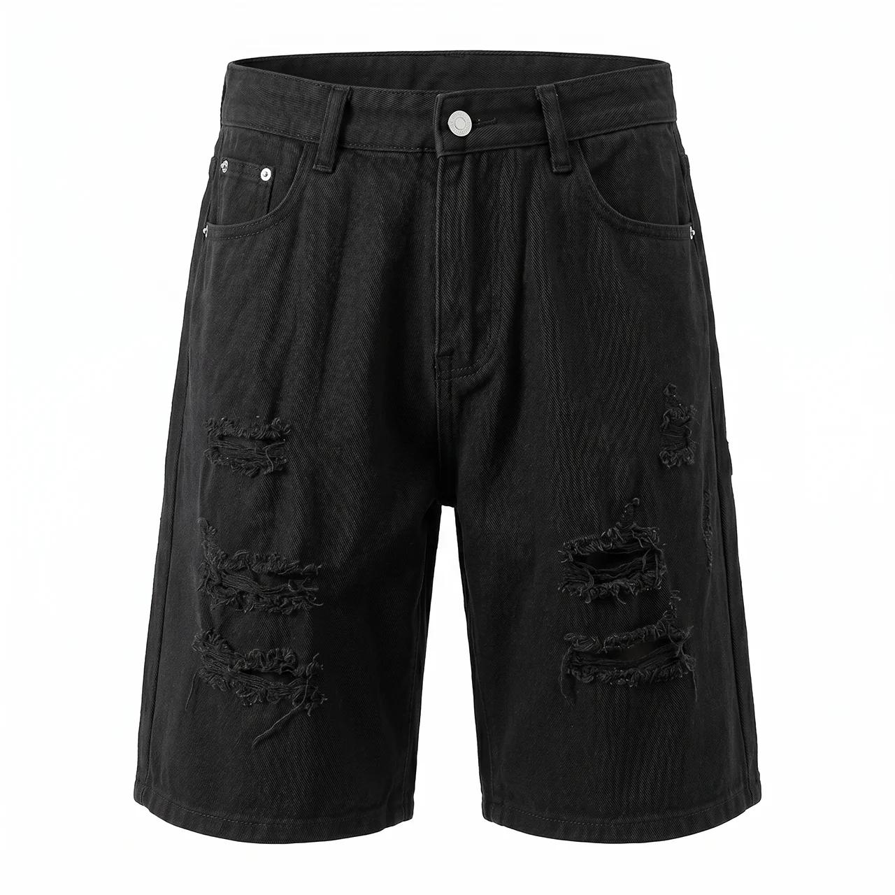 2026 Summer Men Vintage Black White Denim Shorts Men Hole Cargo Shorts Male Retro Street Casual Trousers Oversized Denim Shorts XXL чорний
2026 Summer Men Vintage Black White Denim Shorts Men Hole Cargo Shorts Male Retro Street Casual Trousers Oversized Denim Shorts XXL чорний