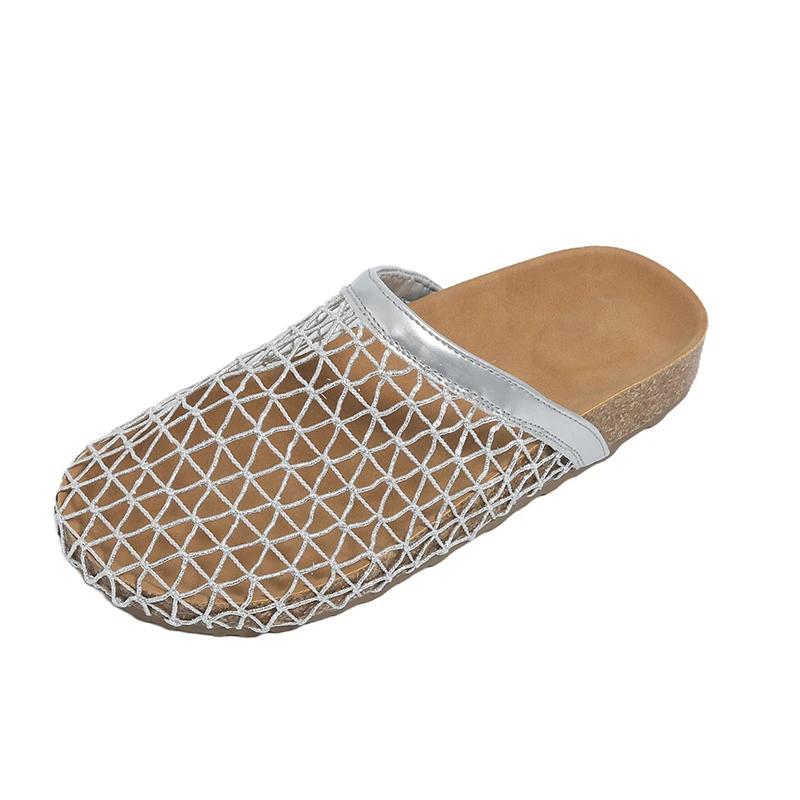 2025 Fashion Women Slippers Summer New Women Round Head Sandals Hot Water Flats Home Slippers Slides Women Zapatos De Mujer 40 срібний
2025 Fashion Women Slippers Summer New Women Round Head Sandals Hot Water Flats Home Slippers Slides Women Zapatos De Mujer 40 срібний