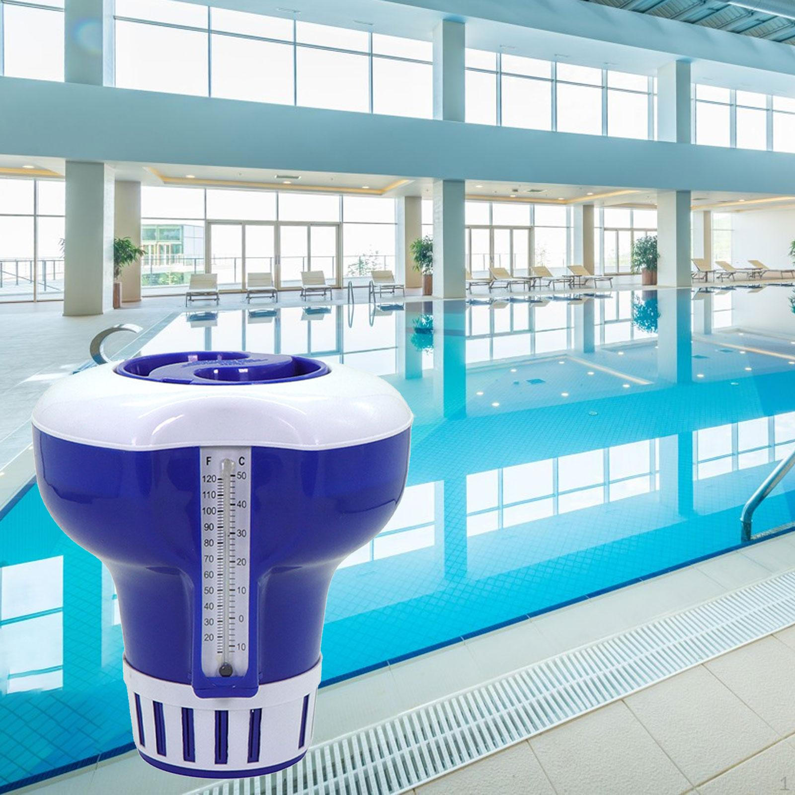 Floating Chlorine Dispenser with Thermometer Tablet Tab Floater Bromine for
Floating Chlorine Dispenser with Thermometer Tablet Tab Floater Bromine for