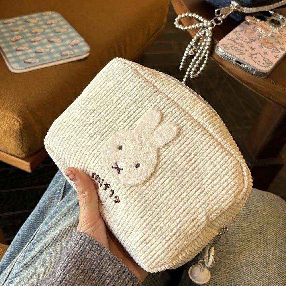 Kawaii Miffy Corduroy Pouch Cosmetic Bag Cute Pencil Case Organizer Corduroy Portable Student Stationery Travel Girl Gift
Kawaii Miffy Corduroy Pouch Cosmetic Bag Cute Pencil Case Organizer Corduroy Portable Student Stationery Travel Girl Gift