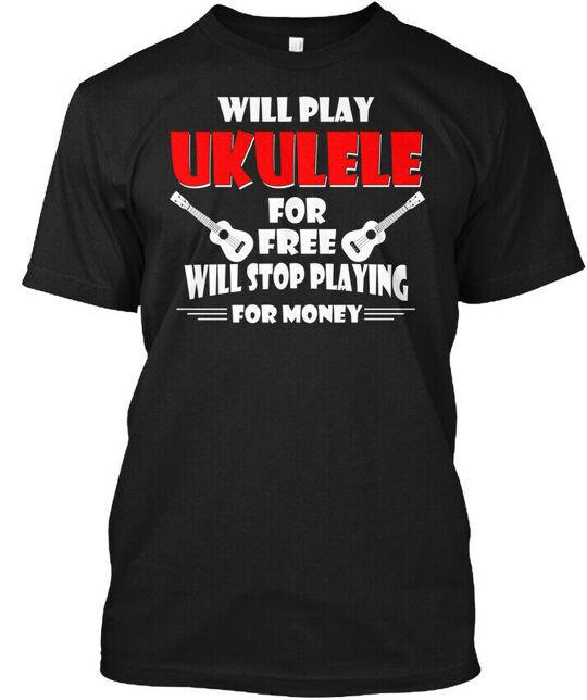 Ukulele Playing T-Shirt Made in the USA Size S to 5XL 4XL
Ukulele Playing T-Shirt Made in the USA Size S to 5XL 4XL