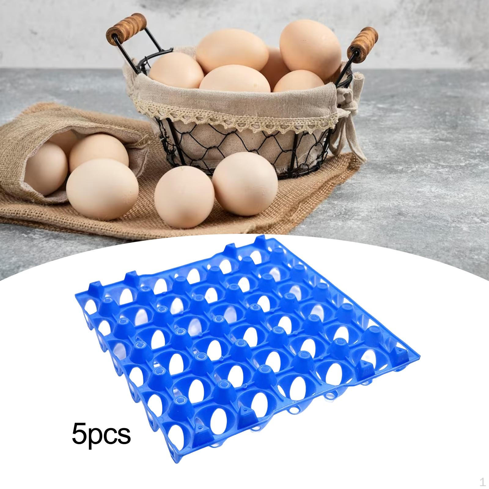30 Grid Egg Cartons Space Saving Portable Holder for Fridge Shelf Refrigerator Long 5pcs Blue
30 Grid Egg Cartons Space Saving Portable Holder for Fridge Shelf Refrigerator Long 5pcs Blue