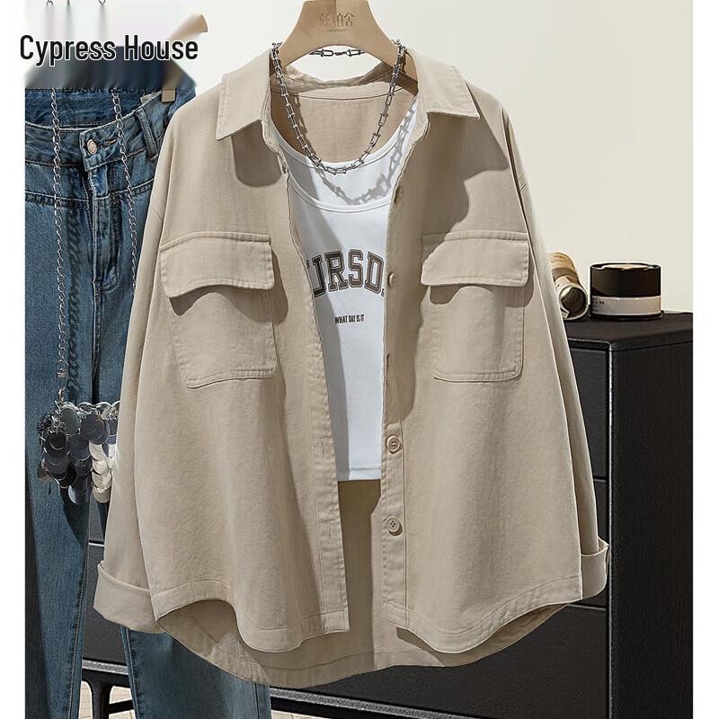 Sibaishe Women s Solid Color Lapel Long-Sleeve Shirt S
Sibaishe Women s Solid Color Lapel Long-Sleeve Shirt S