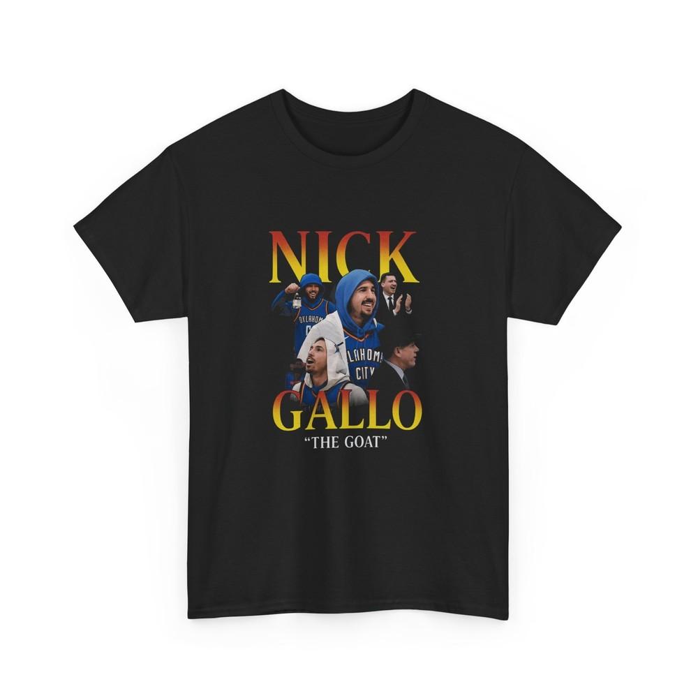 Nick Gallo The GOAT Unisex Heavy Cotton Tee Sports Fan TShirt Gift for Sports Unisex T-Shirt XXL
Nick Gallo The GOAT Unisex Heavy Cotton Tee Sports Fan TShirt Gift for Sports Unisex T-Shirt XXL