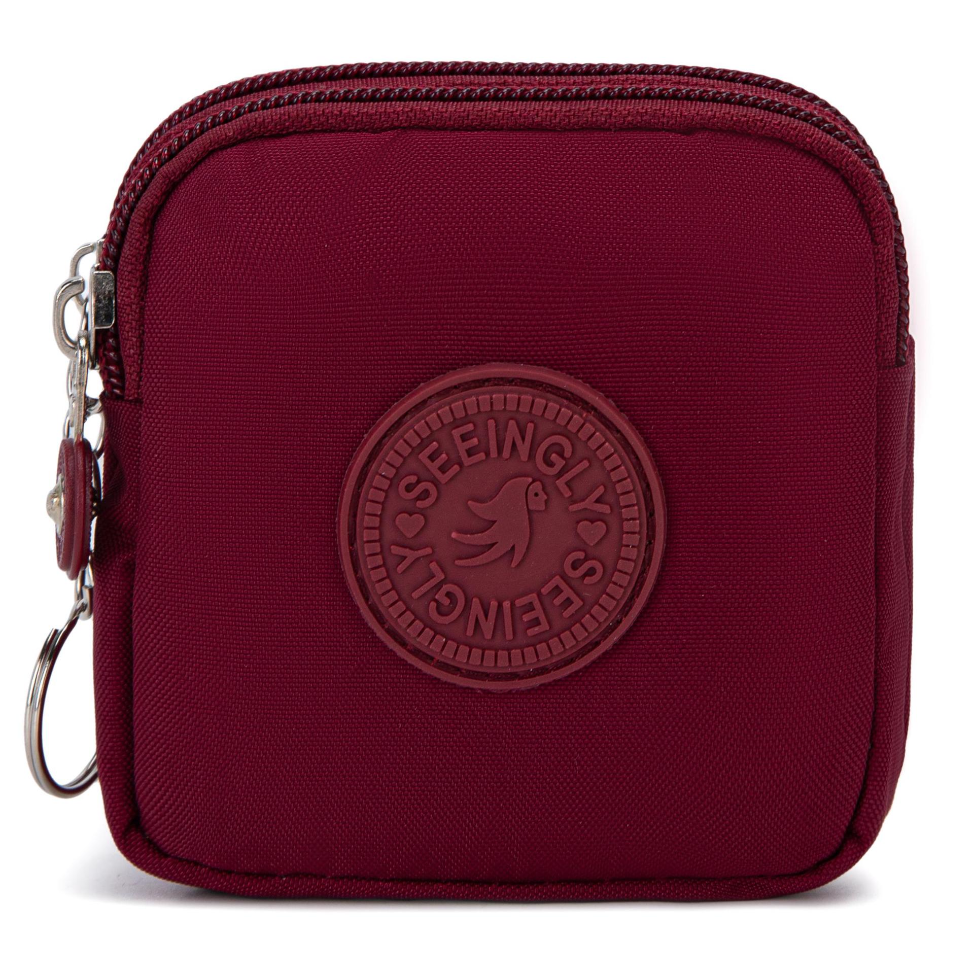 Cute Solid Color Coin Purse Zipper Wallet Money Bag Women Bank Card Key Earphone Storage Wallet with Key Ring Credit Card Holder темно-красного
Cute Solid Color Coin Purse Zipper Wallet Money Bag Women Bank Card Key Earphone Storage Wallet with Key Ring Credit Card Holder темно-красного