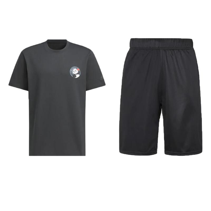 Adidas Cartoon Round Neck Anime Short Sleeve Three Stripe Mid Waist Straight Leg Shorts Casual Sports Suit Men Sets JI6836+HR8726 S
Adidas Cartoon Round Neck Anime Short Sleeve Three Stripe Mid Waist Straight Leg Shorts Casual Sports Suit Men Sets JI6836+HR8726 S
