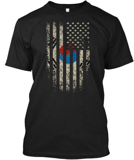 South Korea Us Flag T shirt Made in the USA Size S to 5XL XL
South Korea Us Flag T shirt Made in the USA Size S to 5XL XL