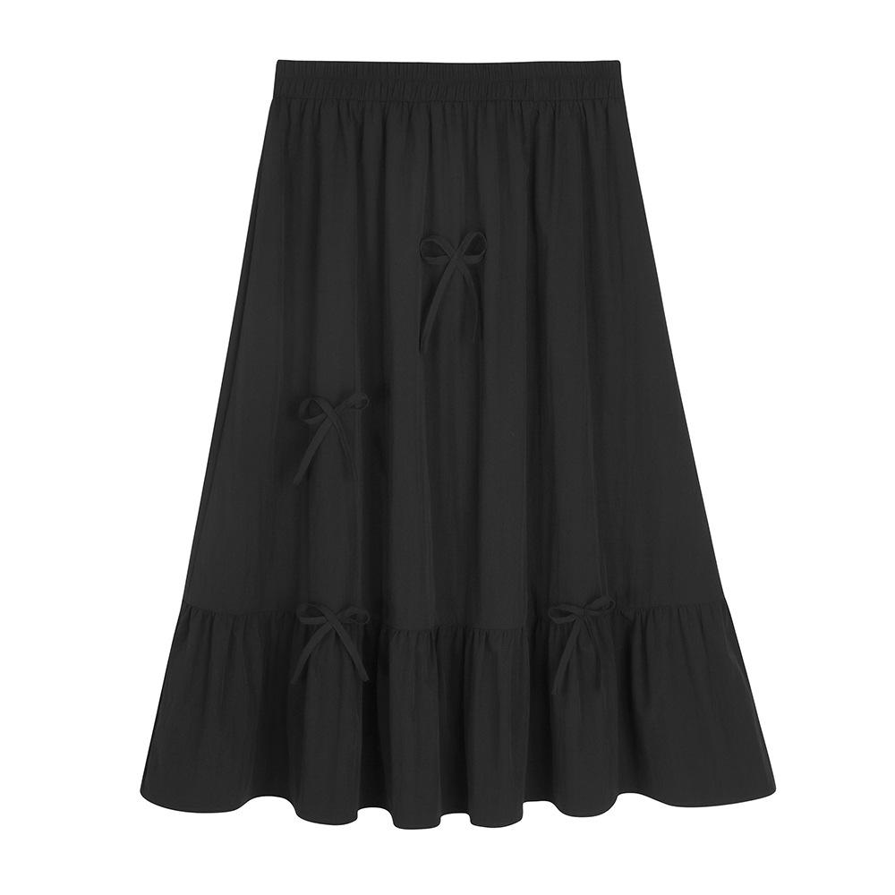 Elastic Waist Fishtail Skirt with Bow Patchwork - Plus Size Slimming Summer Skirt for Women 1XL (fits 60-70 kg) чёрный
Elastic Waist Fishtail Skirt with Bow Patchwork - Plus Size Slimming Summer Skirt for Women 1XL (fits 60-70 kg) чёрный