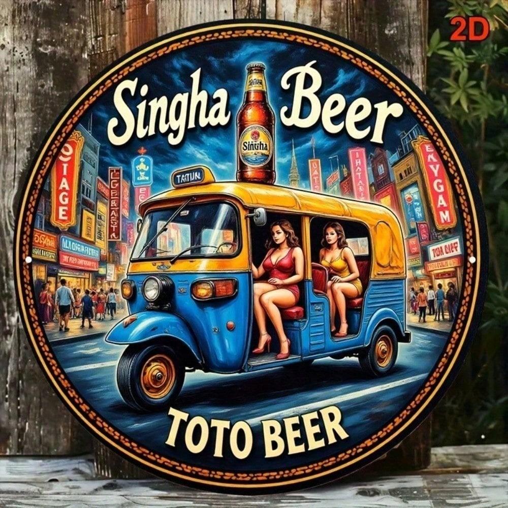 Vintage Metal Tin Sign Retro Round Wall Plaque Beer Bar Home Pub Decor 8 Inch різнокольоровий
Vintage Metal Tin Sign Retro Round Wall Plaque Beer Bar Home Pub Decor 8 Inch різнокольоровий