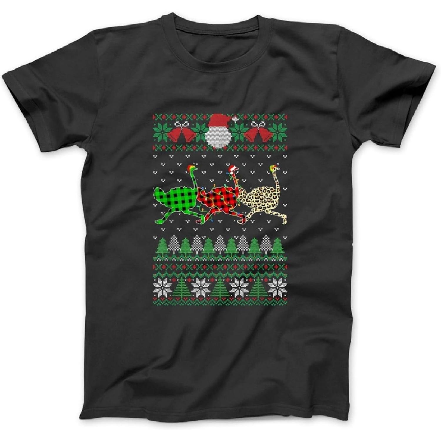 Ostrich Ugly Christmas Red Plaid Leopard Xmas Animals T-Shirt, Sweatshirt, Hoodie for Men Women Kids Made in Canada XXXXXL
Ostrich Ugly Christmas Red Plaid Leopard Xmas Animals T-Shirt, Sweatshirt, Hoodie for Men Women Kids Made in Canada XXXXXL