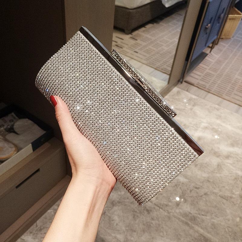 New full diamond bag diamond clutch bag dinner bag wedding banquet bag party bag mother-in-law handbag women s bag срібний
New full diamond bag diamond clutch bag dinner bag wedding banquet bag party bag mother-in-law handbag women s bag срібний