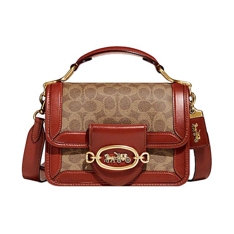 Coach Hero 22 Classic Monogram Print Top Handle Flap Bag Women Handbags Brown Red C8450-B4NQ4 Basic Set (Bag+Dust Bag)
Coach Hero 22 Classic Monogram Print Top Handle Flap Bag Women Handbags Brown Red C8450-B4NQ4 Basic Set (Bag+Dust Bag)