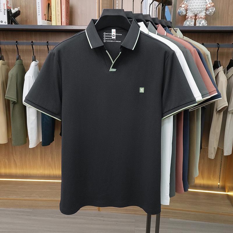 Plus Size V-Neck Short Sleeve Polo Shirt - Casual Summer Layer for Men Triple Extra Large
Plus Size V-Neck Short Sleeve Polo Shirt - Casual Summer Layer for Men Triple Extra Large