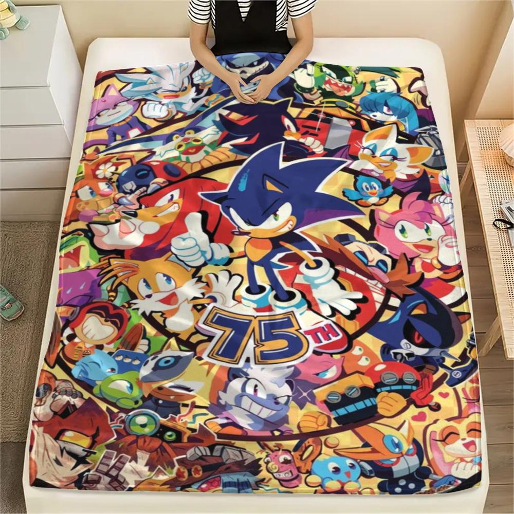 1Pc Sonic the Hedgehog Print Flannel Blanket, High quality Comfortable for All Seasons, Home Decor, Warmth and Comfort, Perfect for Christmas Gifts 80cm x 120cm
1Pc Sonic the Hedgehog Print Flannel Blanket, High quality Comfortable for All Seasons, Home Decor, Warmth and Comfort, Perfect for Christmas Gifts 80cm x 120cm