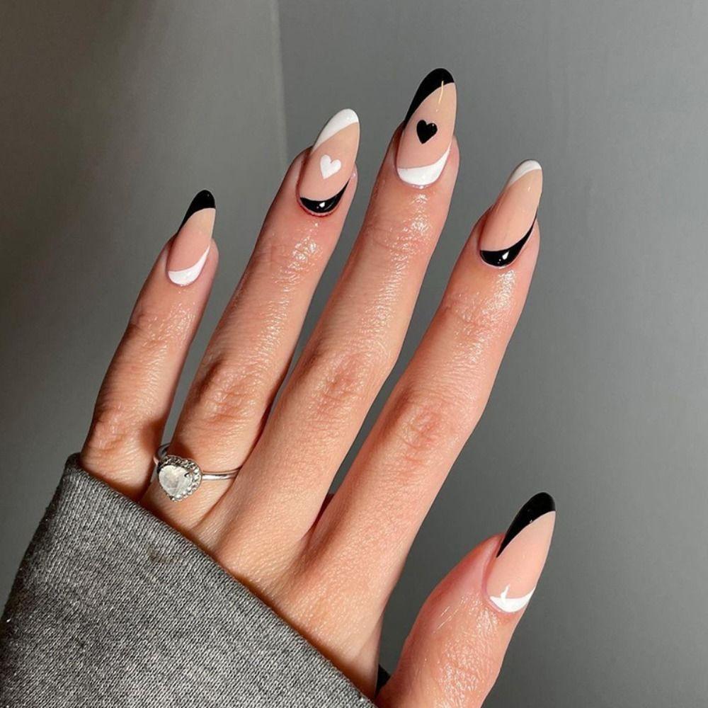Nail Tips Press on Nails Manicure Fake Nails French False Nails Long Almond Simple
Nail Tips Press on Nails Manicure Fake Nails French False Nails Long Almond Simple
