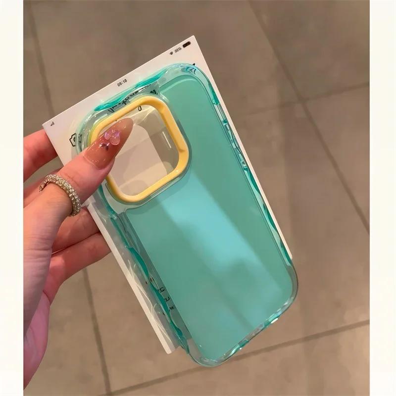 Розкішний желе-кейс протиударний для iPhone 17 Pro 16 15 14 13 12 11 Pro Max М який бампер контрастного кольору Броня Естетична кришка для телефону For iphone 17Promax
Розкішний желе-кейс протиударний для iPhone 17 Pro 16 15 14 13 12 11 Pro Max М який бампер контрастного кольору Броня Естетична кришка для телефону For iphone 17Promax
