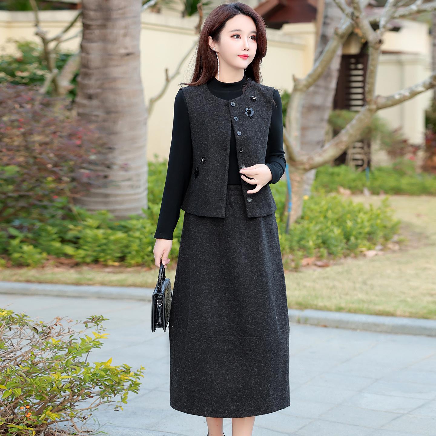 Chic Korean-Style Women s Three-Piece Dress Set - Spring 2026 New Arrival, Simple & Fashionable Little Coco Skirt. L чёрный/древесный уголь
Chic Korean-Style Women s Three-Piece Dress Set - Spring 2026 New Arrival, Simple & Fashionable Little Coco Skirt. L чёрный/древесный уголь