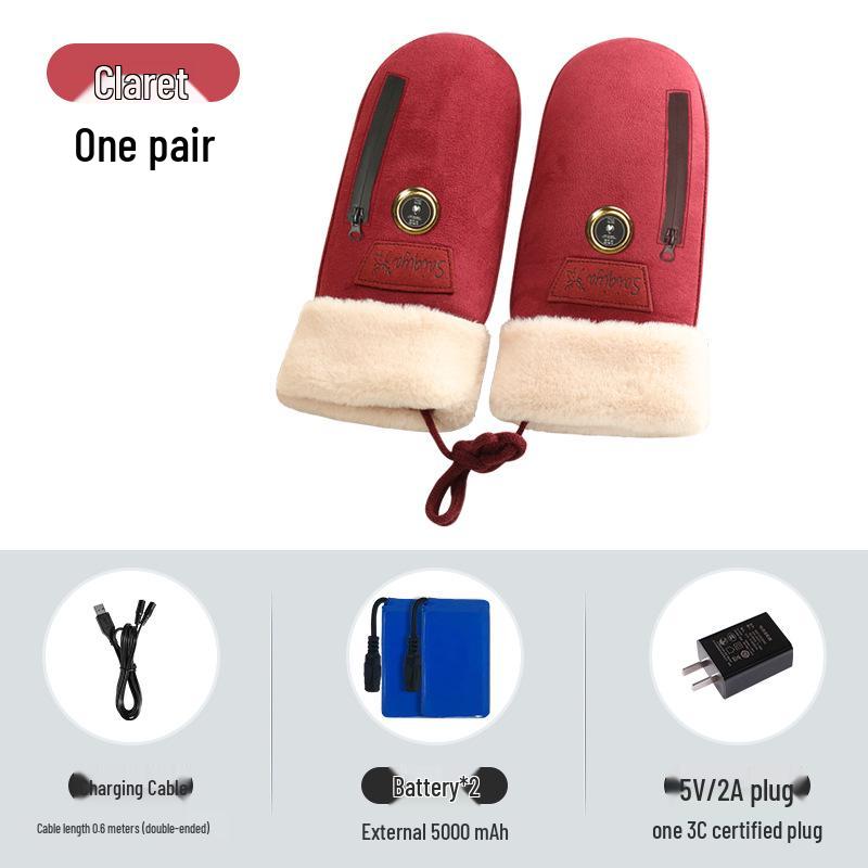 Rechargeable Heated Gloves for Winter - Windproof, Self-Heating, Ideal for Motorcycle Riding One Size бордовый
Rechargeable Heated Gloves for Winter - Windproof, Self-Heating, Ideal for Motorcycle Riding One Size бордовый