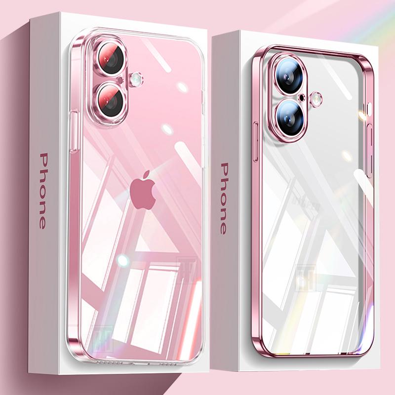 Official Not Yellowing High Clear Plating Case for iPhone 16 15 14 13 12 11 Pro Max Plus Ultrathin Lens Film Protect Soft Cover For IPhone 14
Official Not Yellowing High Clear Plating Case for iPhone 16 15 14 13 12 11 Pro Max Plus Ultrathin Lens Film Protect Soft Cover For IPhone 14