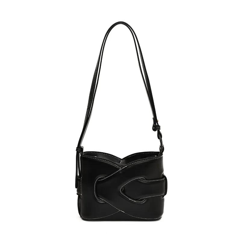 Vintage Cross Designer Shoulder Bag For Women Versatile Ladies Crossbody Leather Luxury Mini Bucket Feminine Messenger Bag Quality
Vintage Cross Designer Shoulder Bag For Women Versatile Ladies Crossbody Leather Luxury Mini Bucket Feminine Messenger Bag Quality