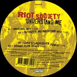 12inch Record RIOT SOCIETY - Understand Me 334542 3345 Recordings 2003 Netherland Dance & Electronica Used
12inch Record RIOT SOCIETY - Understand Me 334542 3345 Recordings 2003 Netherland Dance & Electronica Used