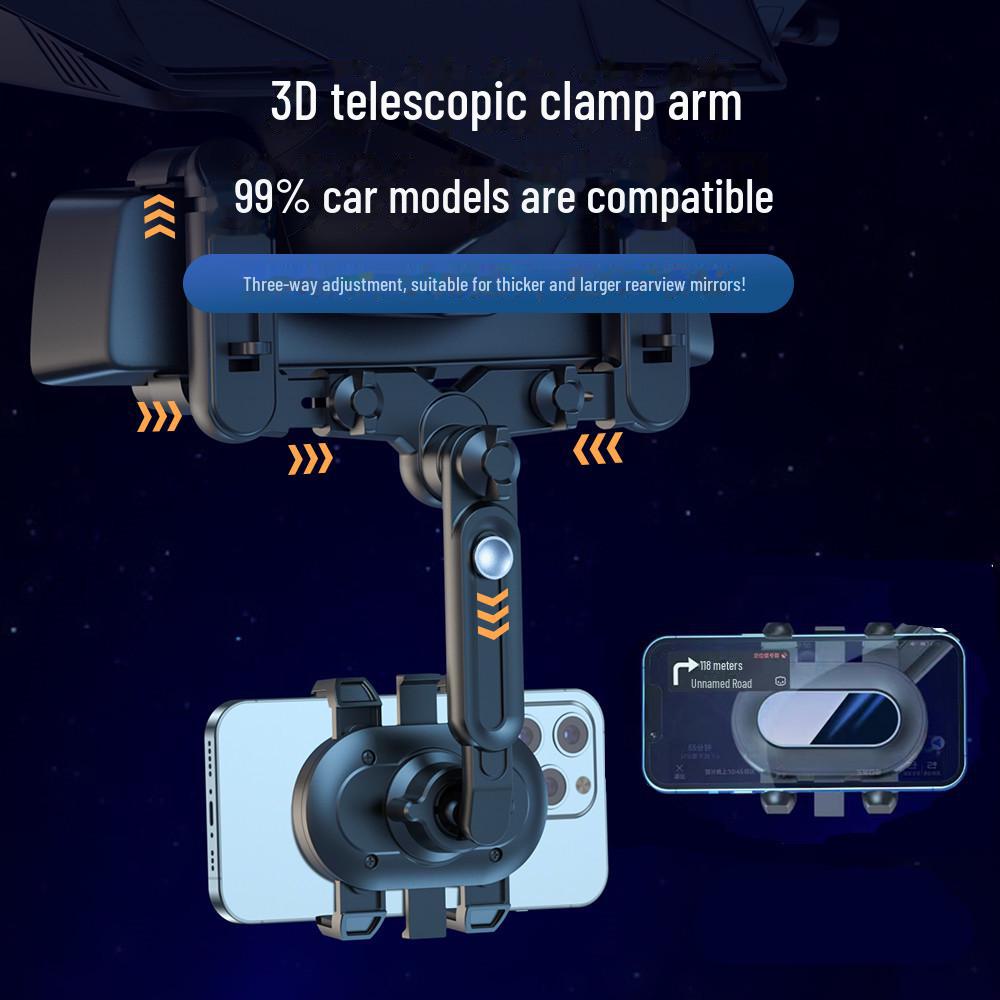 2022 Car Rearview Mirror Clip-On Phone Holder: Anti-Shake Navigation Bracket for Cross-Border Trade 6th Generation
2022 Car Rearview Mirror Clip-On Phone Holder: Anti-Shake Navigation Bracket for Cross-Border Trade 6th Generation