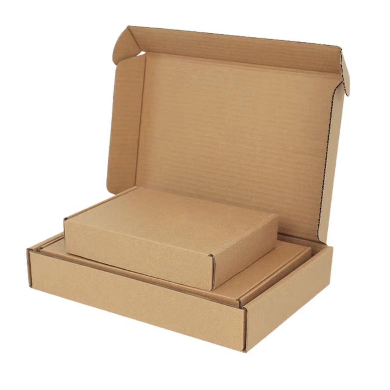 Extra Sturdy Corrugated Airplane Box for E-commerce Shipping - Half-Height Cardboard Packaging 270*180*45mm (50 pieces); Extra hard; Kraft color
Extra Sturdy Corrugated Airplane Box for E-commerce Shipping - Half-Height Cardboard Packaging 270*180*45mm (50 pieces); Extra hard; Kraft color