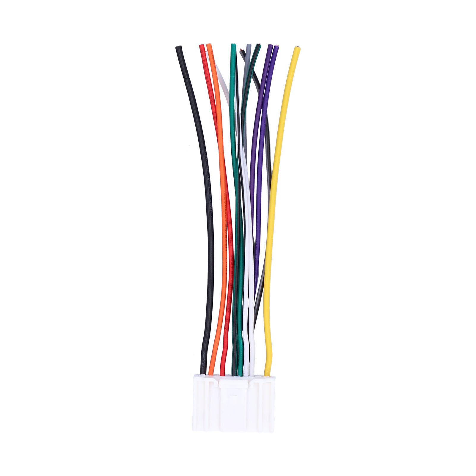 12 Pin Audio Wire Harness Accessory Replacement for Nissan Tiida Car Dual Stereo System
12 Pin Audio Wire Harness Accessory Replacement for Nissan Tiida Car Dual Stereo System