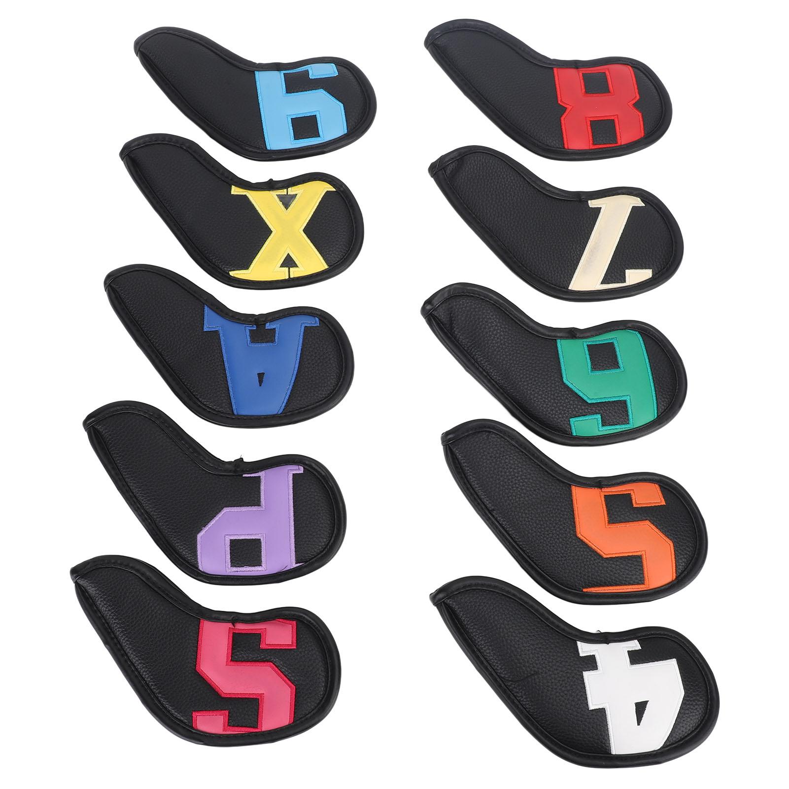 PU Golf Club Head Cover Golf Iron Club Head Covers Headcovers for Golfer Lovers Dazzling Colorful Characters
PU Golf Club Head Cover Golf Iron Club Head Covers Headcovers for Golfer Lovers Dazzling Colorful Characters