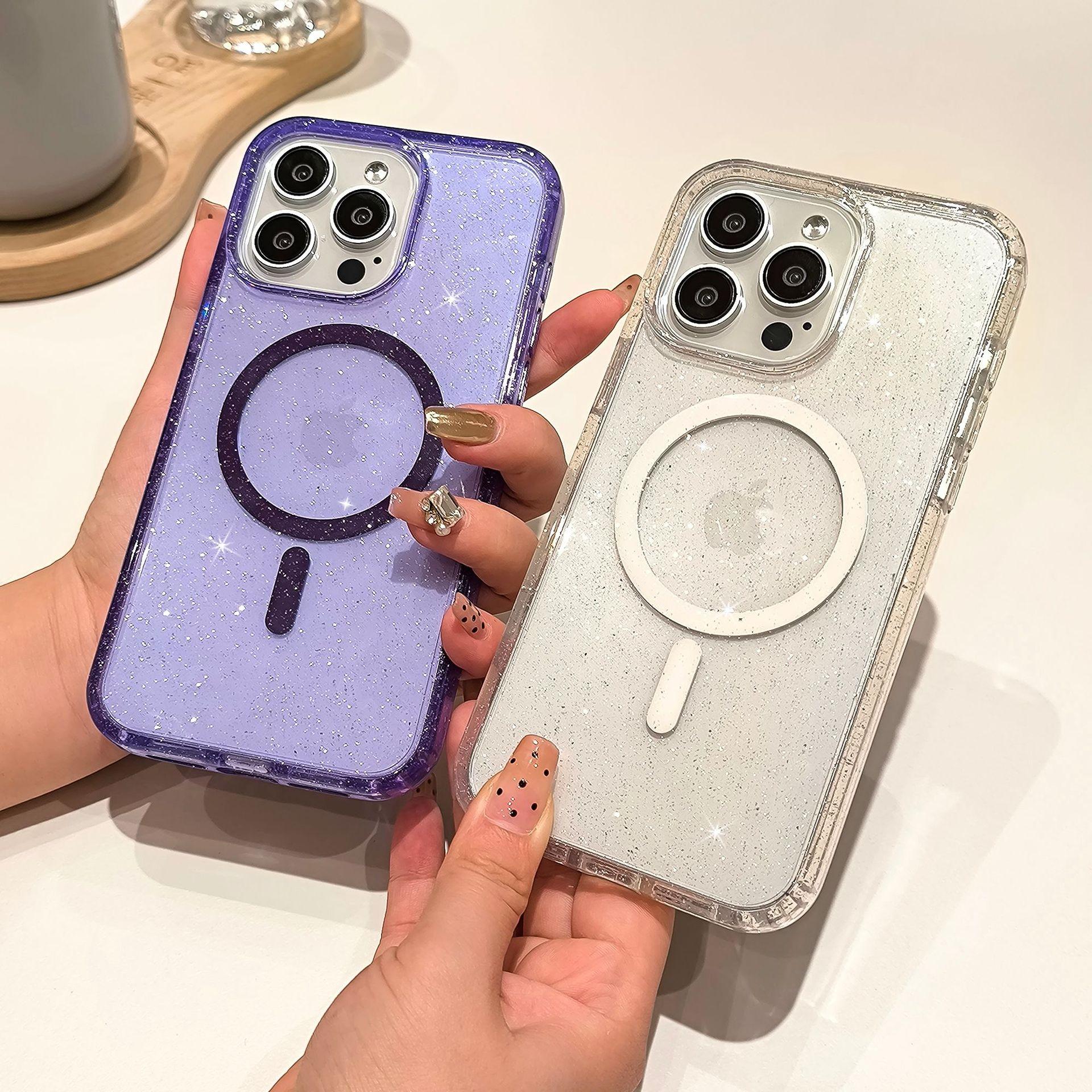 Подходит для чехла для телефона IPhone16promax Акриловый Apple 15pro Прозрачный магнитный чехол с блестками Apple 12/12Pro Universal
Подходит для чехла для телефона IPhone16promax Акриловый Apple 15pro Прозрачный магнитный чехол с блестками Apple 12/12Pro Universal