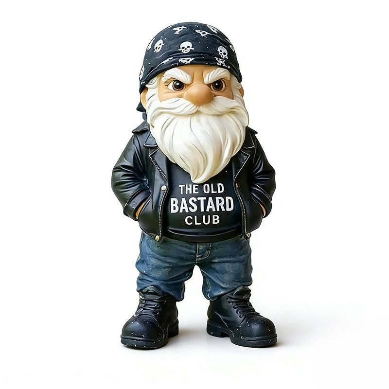 The Old Bastard Club Gnome,Funny Middle Finger Gnome Figurine, Motorcycle Gnome Statue,Sarcastic Gnome Desk Decor Figurine
The Old Bastard Club Gnome,Funny Middle Finger Gnome Figurine, Motorcycle Gnome Statue,Sarcastic Gnome Desk Decor Figurine